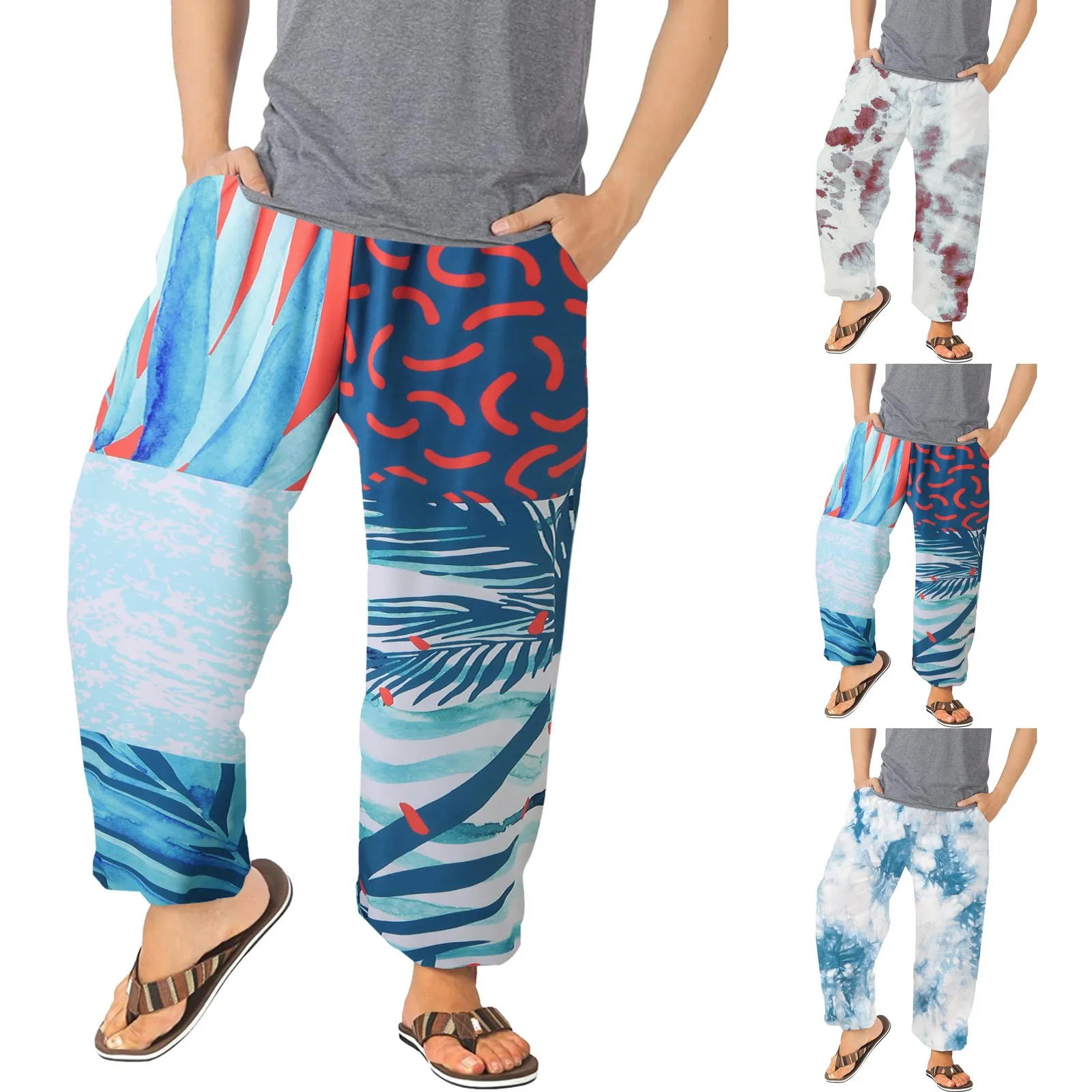 Long Training Pants Men Mens Pants Casual Versatile All Print Loose Pants Fashion Beach Pocket Trousers 
Long Training Pants Men Mens Pants Casual Versatile All Print Loose Pants Fashion Beach Pocket Trousers