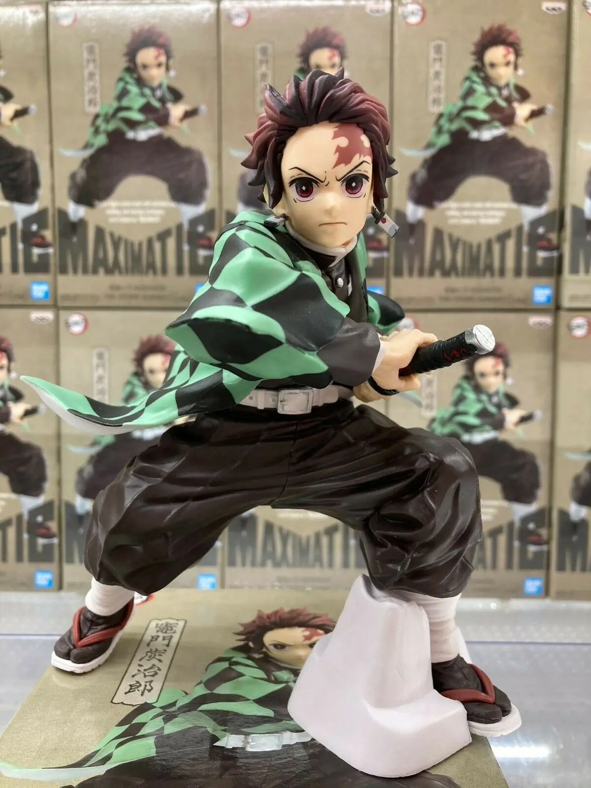 

In Stock Original Banpresto Demon Slayer Kimetsu No Yaiba Maximatic MAX Tanjiro Kamado Action Figure Anime Figurals Brinquedos
