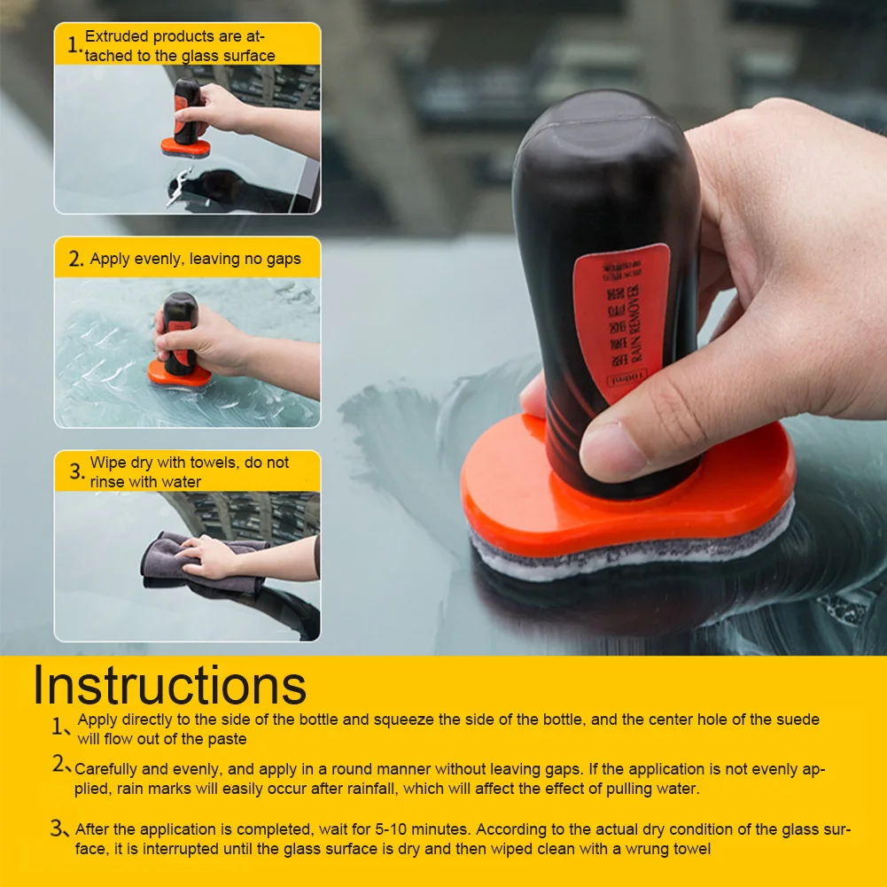 100ml Styling Hydrophobic Coating Portable Car Window Anti Rain Agent Glass Stainproof Cleaning Accessories Waterproof
100ml Styling Hydrophobic Coating Portable Car Window Anti Rain Agent Glass Stainproof Cleaning Accessories Waterproof