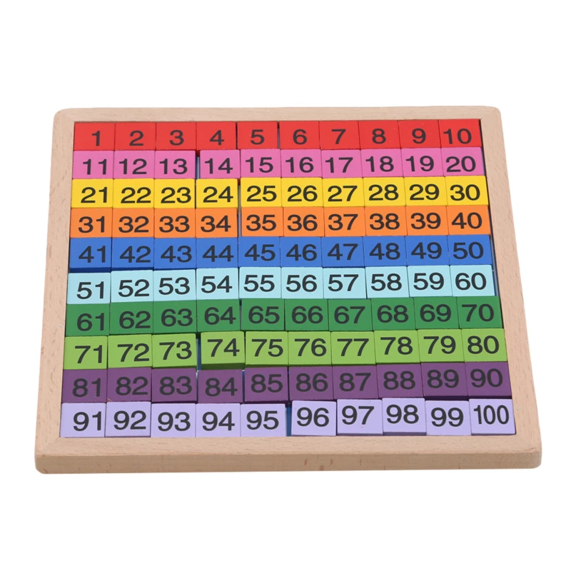 New Kids Wooden Math Toys Children Colorful Wood Block 1-100 Number Board Match Game Baby Mathematics Learning Educational Toys
New Kids Wooden Math Toys Children Colorful Wood Block 1-100 Number Board Match Game Baby Mathematics Learning Educational Toys