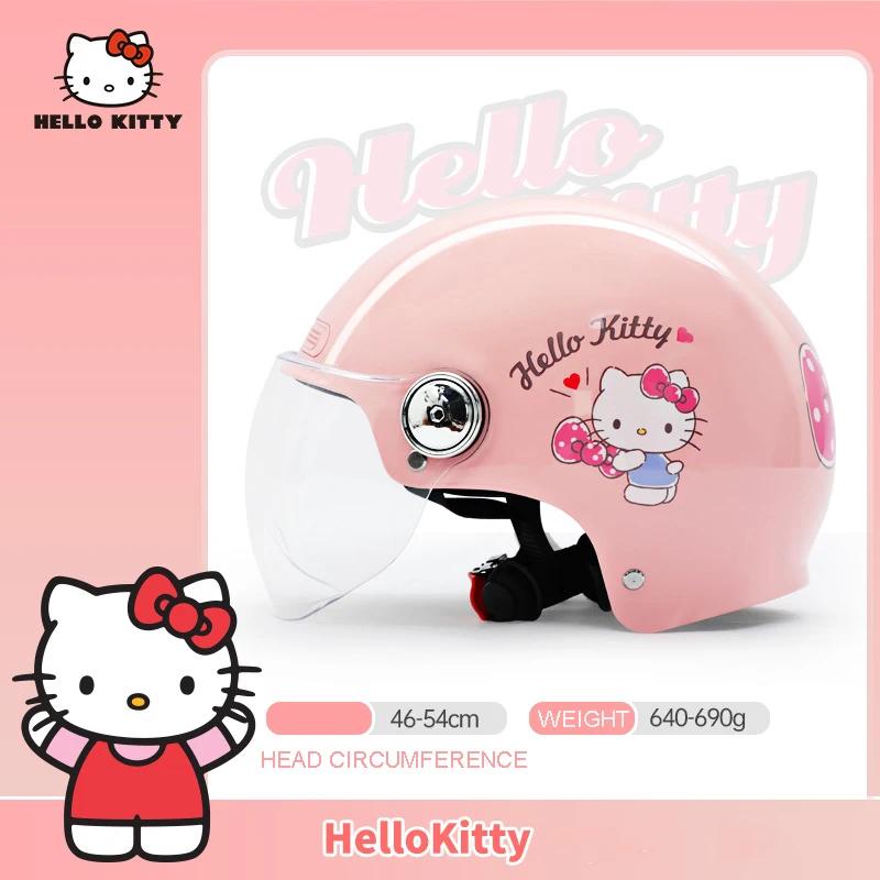 Sanrio Hello Kitty Anime Motorcycle Electric Car Helmet Abs Iron Man Captain America Kawaii Safety Helmet
Sanrio Hello Kitty Anime Motorcycle Electric Car Helmet Abs Iron Man Captain America Kawaii Safety Helmet