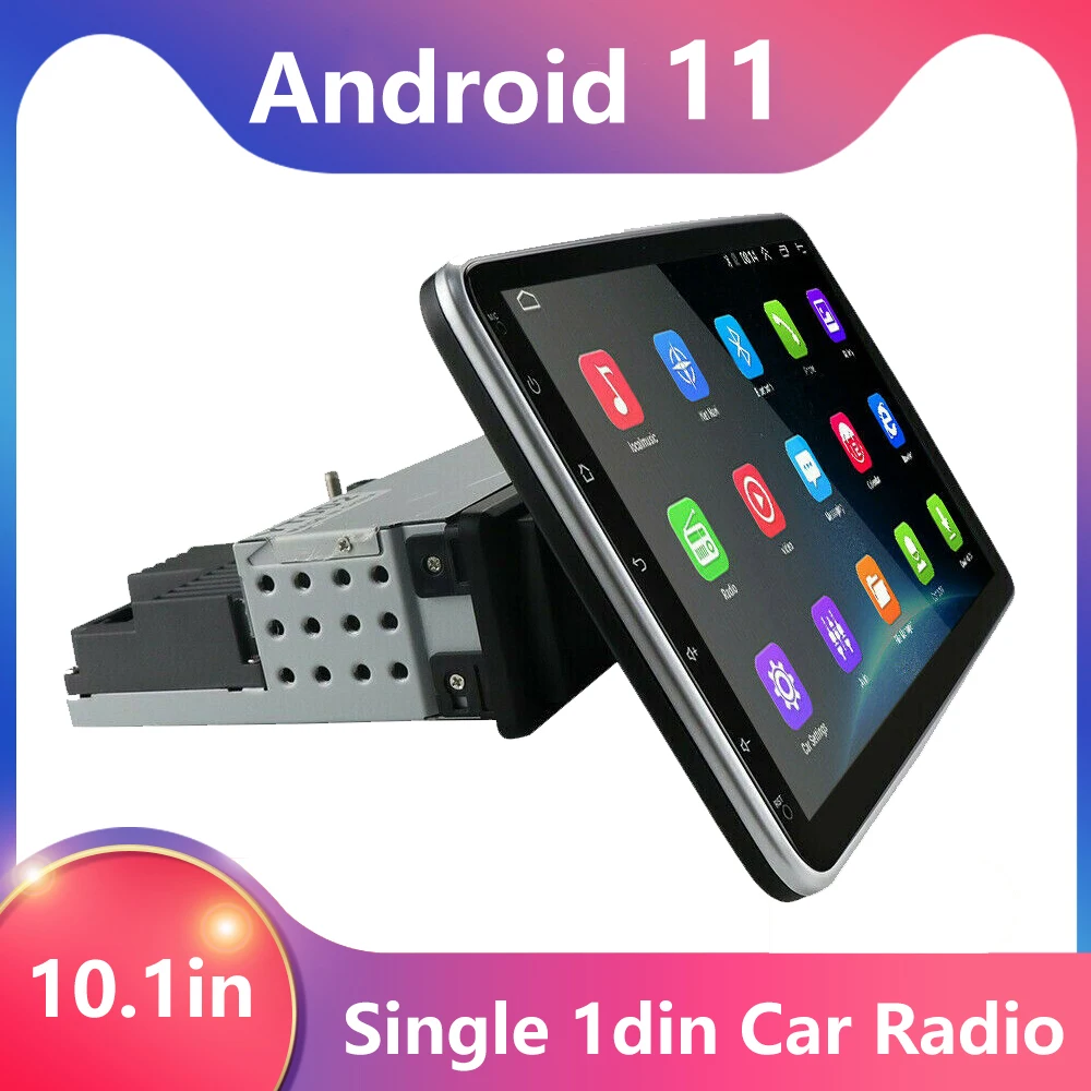 10.1" Android 11 Single 1 DIN Autoradio Car Radio GPS for Universal Car Stereo Video Multimedia Player USB Rotatable Screen
10.1" Android 11 Single 1 DIN Autoradio Car Radio GPS for Universal Car Stereo Video Multimedia Player USB Rotatable Screen