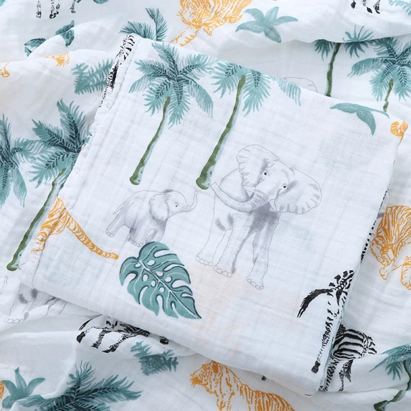 Baby Muslin Soft Cotton Receiving Blanket Infants Cartoon Printed Newborn Sleepsack Stroller Cover Sleep Bag
Baby Muslin Soft Cotton Receiving Blanket Infants Cartoon Printed Newborn Sleepsack Stroller Cover Sleep Bag