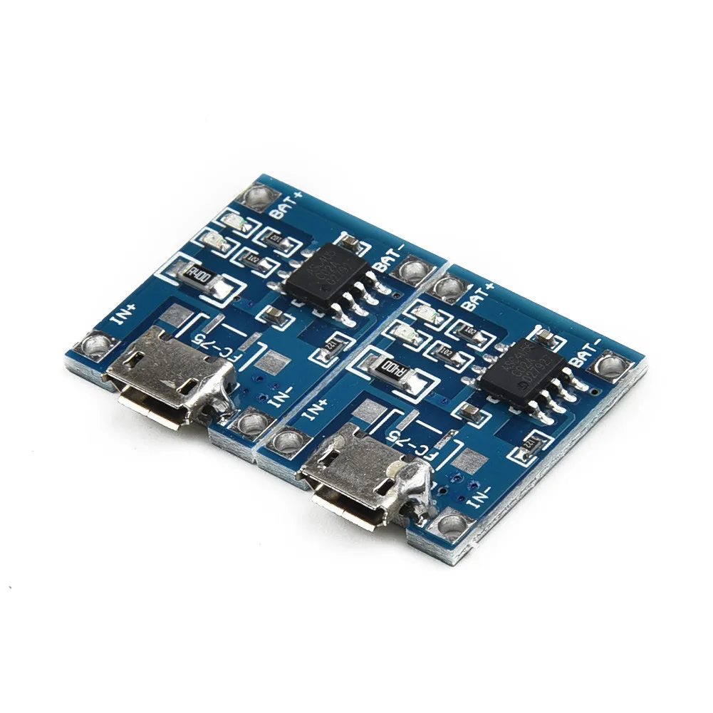 10PCS 5V 1A Micro USB 18650 Micro USB Lithium Battery Charging Board Charger Module+Protection Dual Functions TP4056 18650
10PCS 5V 1A Micro USB 18650 Micro USB Lithium Battery Charging Board Charger Module+Protection Dual Functions TP4056 18650