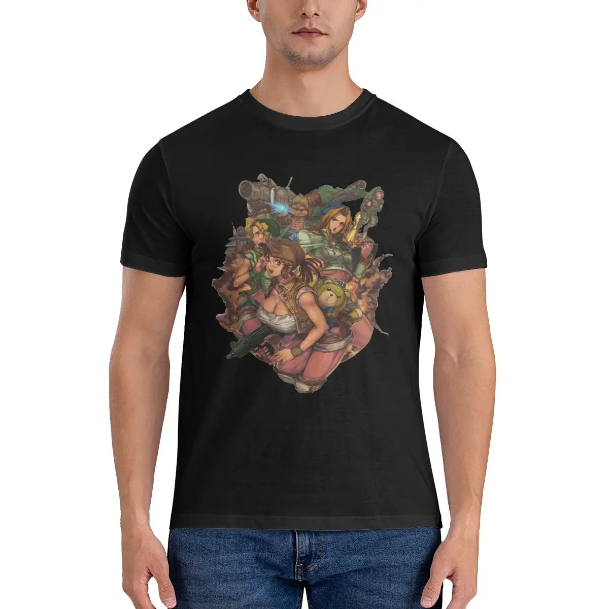 Metal Slug Fashion T Shirt Printed Cotton Men's T-Shirt Men Tops Funny Short Sleeve Tee
Metal Slug Fashion T Shirt Printed Cotton Men's T-Shirt Men Tops Funny Short Sleeve Tee