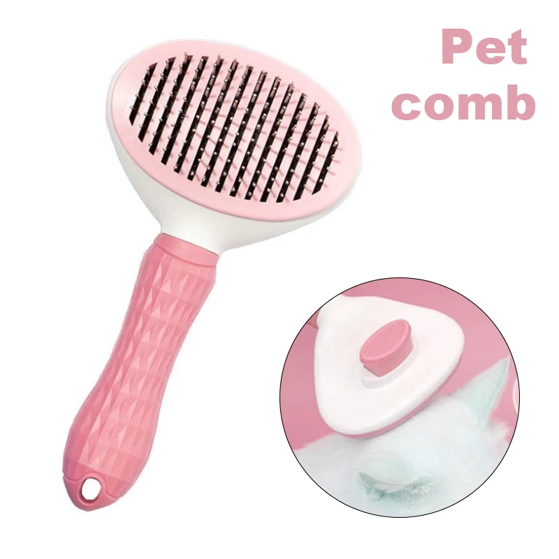 Pet Hair Comb Self Cleaning Pet Cat Brush Dog Comb Hair Removes Slicker Brush For Cats Dogs Removes Tangled Hair Beauty Products
Pet Hair Comb Self Cleaning Pet Cat Brush Dog Comb Hair Removes Slicker Brush For Cats Dogs Removes Tangled Hair Beauty Products