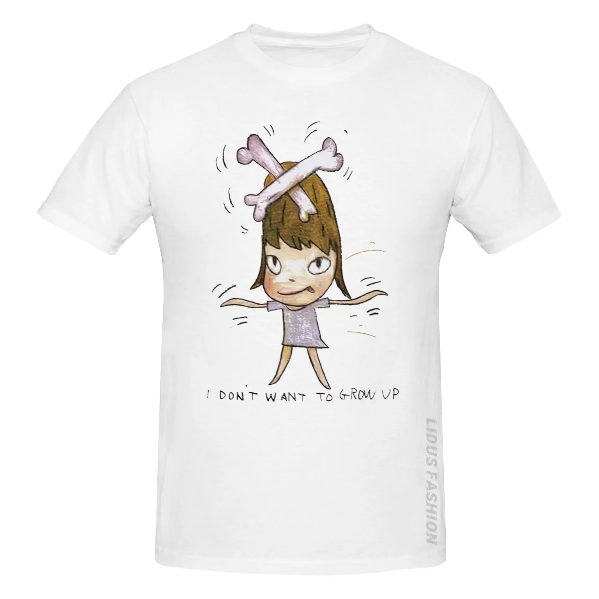 Футболка Yoshitomo Nara I't Want To Grow Up, одежда, графическая футболка, свитшот с коротким рукавом, нательная рубашка, футболка унисекс
Футболка Yoshitomo Nara I't Want To Grow Up, одежда, графическая футболка, свитшот с коротким рукавом, нательная рубашка, футболка унисекс