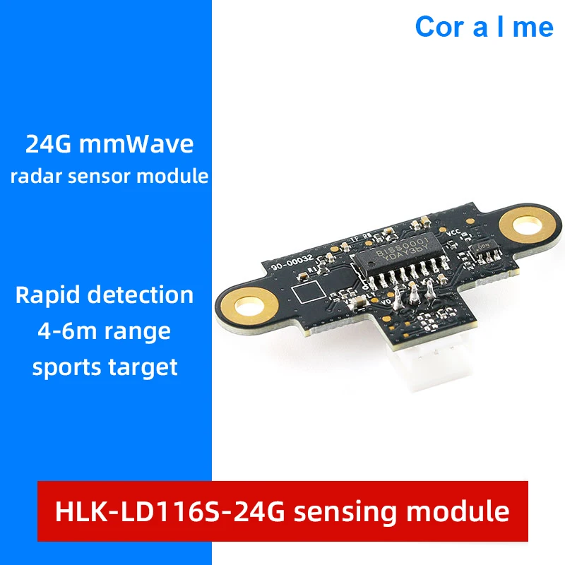 

HLK-LD116S-24G 24 ГГц, миллиметровый волновой радар, датчик, модуль контроля движения PIR, низкое энергопотребление