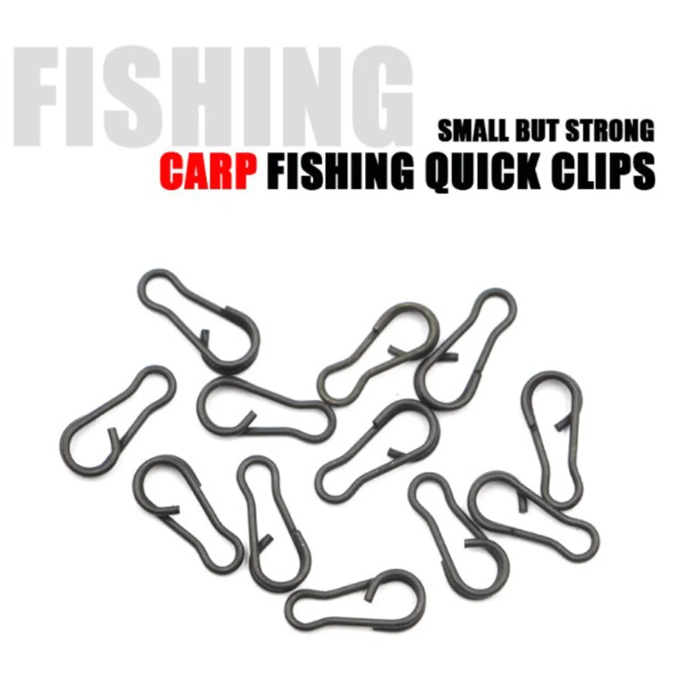 10pcs Fishing Snap Clips Speed Links Swivel Quick Change Carp Terminal Tackle For Swivel Lure Hook
10pcs Fishing Snap Clips Speed Links Swivel Quick Change Carp Terminal Tackle For Swivel Lure Hook