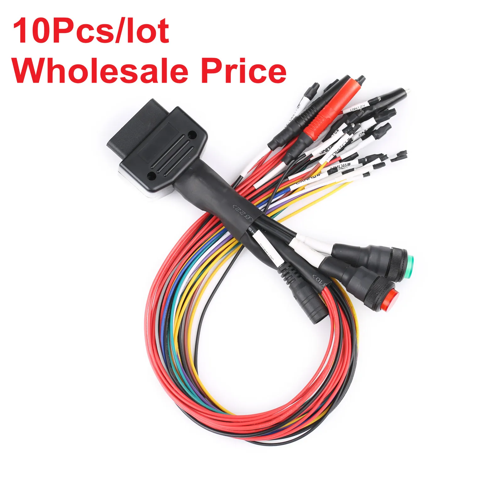 

Wholesale 10pcs/lot Breakout Tricore Cable Full Protocol OBD2 Jumper Cable Work For MPPS KESS V2 Fgtech Byshut DisProg Bench