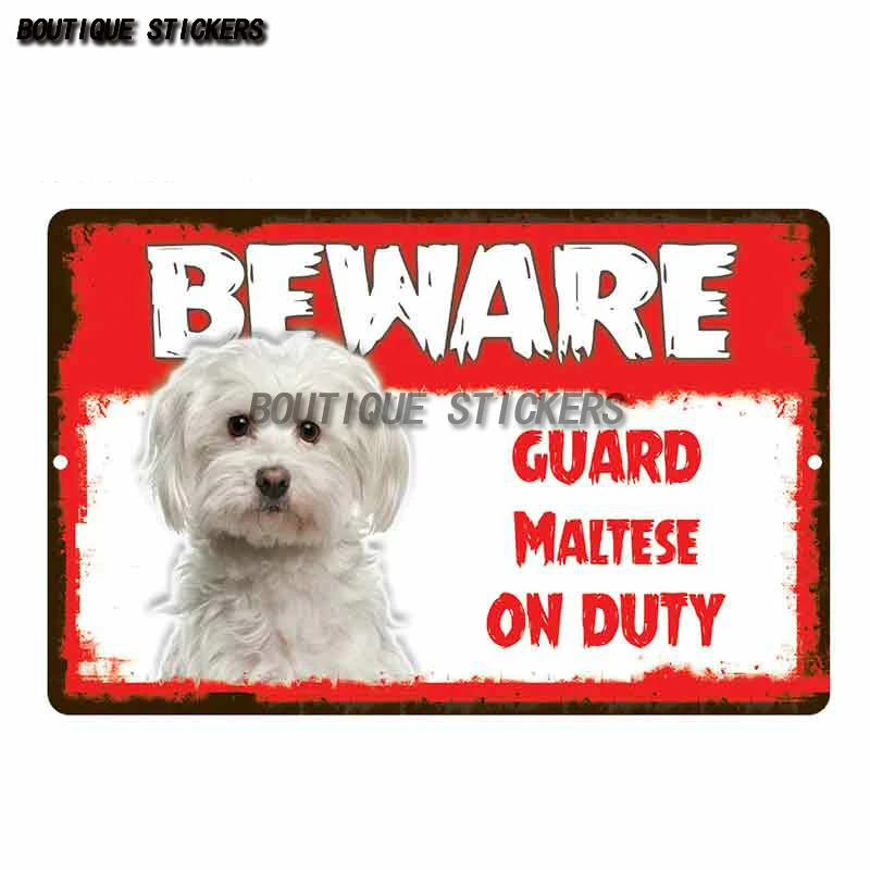 Beware Guard Maltese on Duty Dog Car Stickers Cute Dogs Personality Stickers Car Motorcycle Surfboard Stickers
Beware Guard Maltese on Duty Dog Car Stickers Cute Dogs Personality Stickers Car Motorcycle Surfboard Stickers
