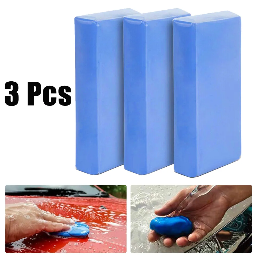 3PCS Clay Cleaning Bar Car Detailing Waxing Polish Treatment Fine Grade Blue For Body Parts/ Glass/ Mirrors/ Bumpers
3PCS Clay Cleaning Bar Car Detailing Waxing Polish Treatment Fine Grade Blue For Body Parts/ Glass/ Mirrors/ Bumpers