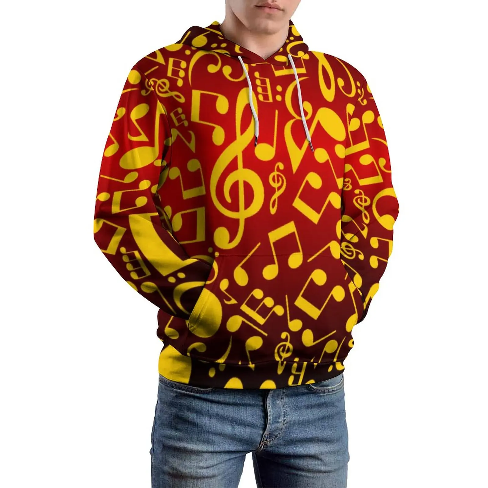 Music Notes Casual Hoodies Men Red and Gold Y2k Custom Sweatshirts Autumn Long Sleeve Fashion Oversized Hoodie Birthday Gift
Music Notes Casual Hoodies Men Red and Gold Y2k Custom Sweatshirts Autumn Long Sleeve Fashion Oversized Hoodie Birthday Gift