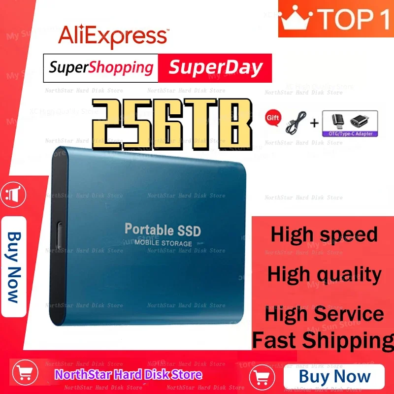 256TB Portable Hard Drive1TB Portable SSD 2TB Solid State Drive Mobile Hard Disks for New High-Speed Storage Laptop Hard Drives
256TB Portable Hard Drive1TB Portable SSD 2TB Solid State Drive Mobile Hard Disks for New High-Speed Storage Laptop Hard Drives