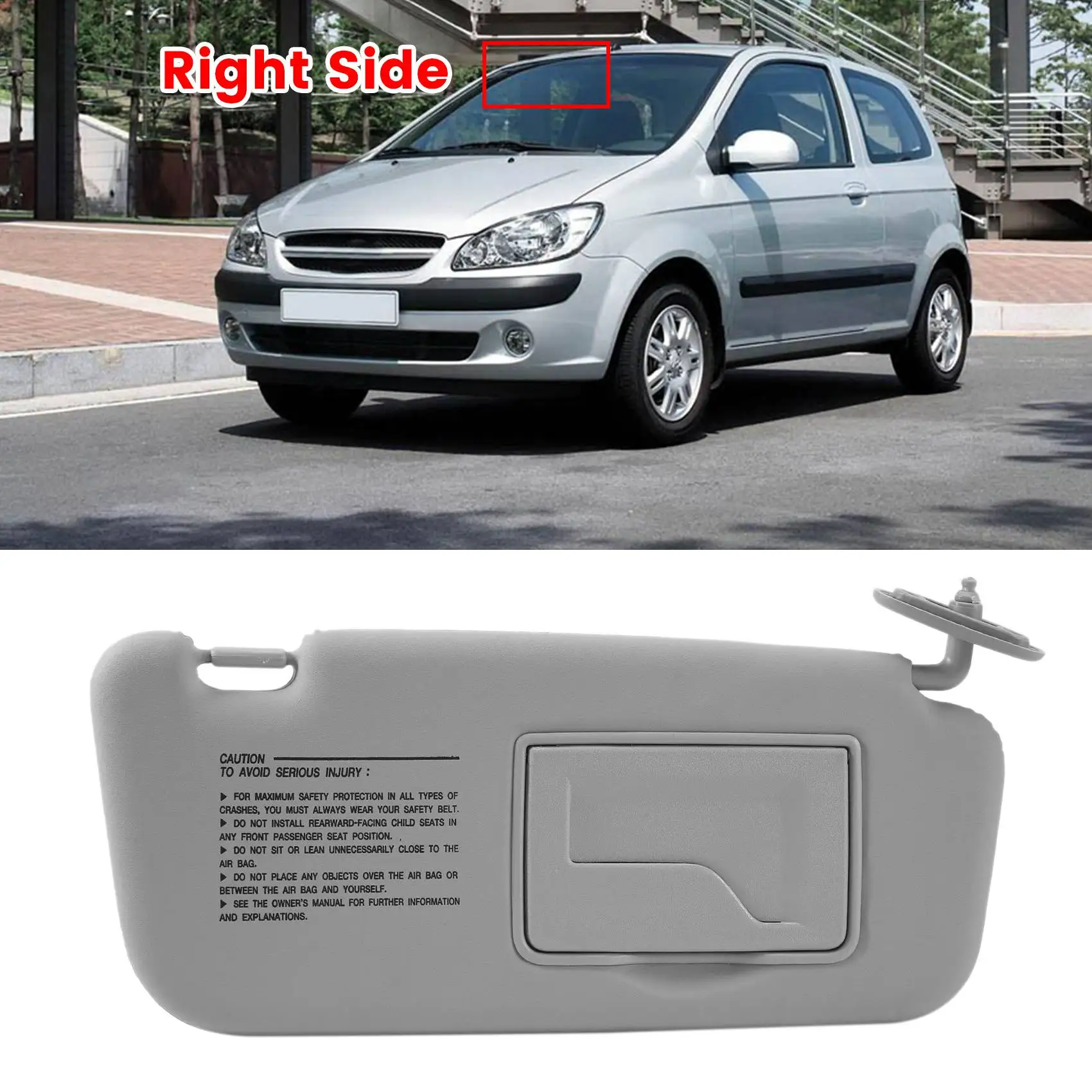 Car Sun Visor for HYUNDAI GETZ CLICK 2002-2012 Car Right Front Sunvisor Cover Sunshade Shade with Mirror 85220-1C200QS
Car Sun Visor for HYUNDAI GETZ CLICK 2002-2012 Car Right Front Sunvisor Cover Sunshade Shade with Mirror 85220-1C200QS