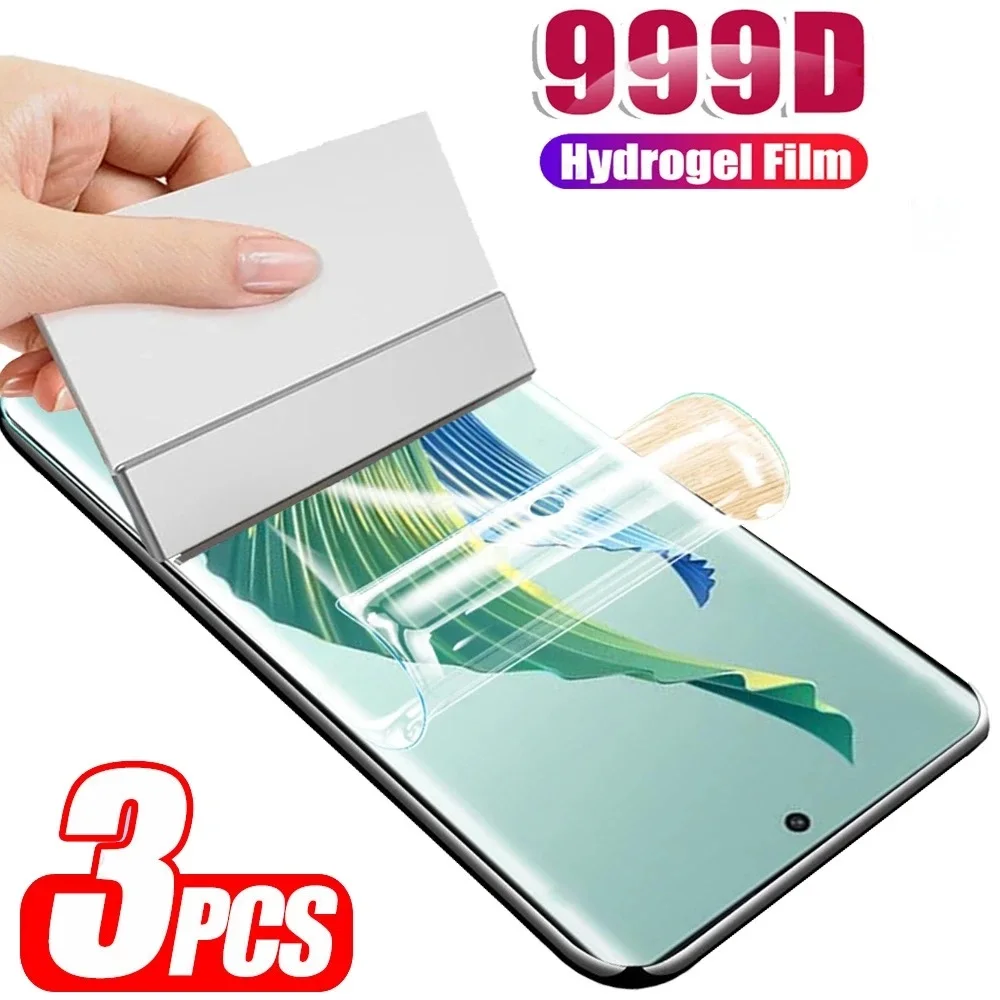 

3PCS Full Hydrogel Film For Huawei Honor Magic 5 4 Pro Lite 70 50 80 Pro X8A X9A X7A Screen Protector On Huawei P60 P30 P50 Pro