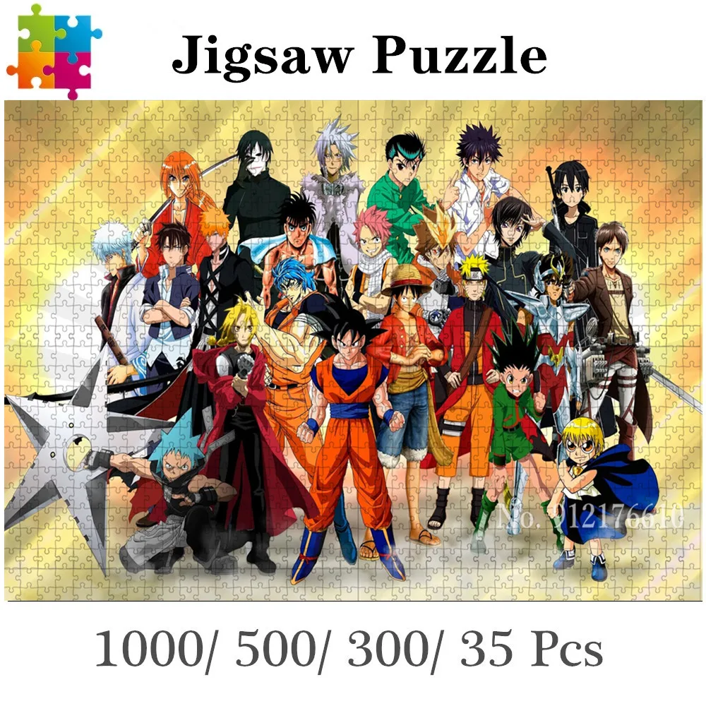 Bandai Collection Puzzle 1000Pcs for Adult Anime Dragon Ball Naruto One Piece Jigsaw Puzzle Decompression Game Kids Toys Gift
Bandai Collection Puzzle 1000Pcs for Adult Anime Dragon Ball Naruto One Piece Jigsaw Puzzle Decompression Game Kids Toys Gift