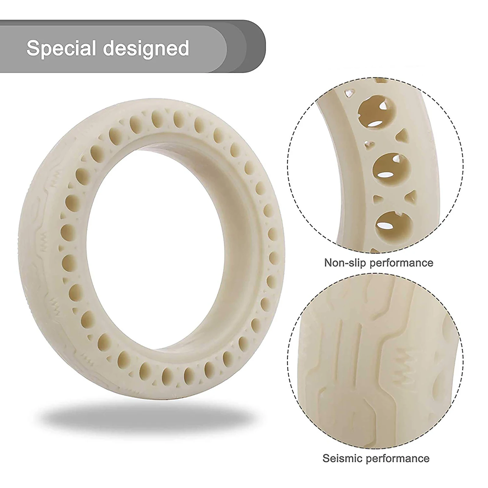 Honeycomb Rubber Solid Tire Fluorescent Tire Tubeless Luminous Solid Tyre For Electric Scooter
Honeycomb Rubber Solid Tire Fluorescent Tire Tubeless Luminous Solid Tyre For Electric Scooter