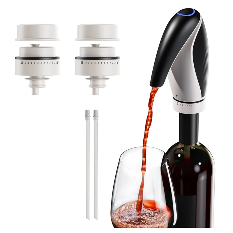 Electric Wine Aerator, Wine Decanter Pump Dispenser Gifts Set, Automatic Wine Aerator Pourer Spout, Wine Decanter
Electric Wine Aerator, Wine Decanter Pump Dispenser Gifts Set, Automatic Wine Aerator Pourer Spout, Wine Decanter