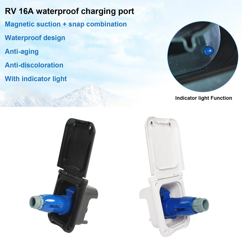 RV 16A Charging Socket Plug Waterproof Charging Socket External Power Car Accessories
RV 16A Charging Socket Plug Waterproof Charging Socket External Power Car Accessories