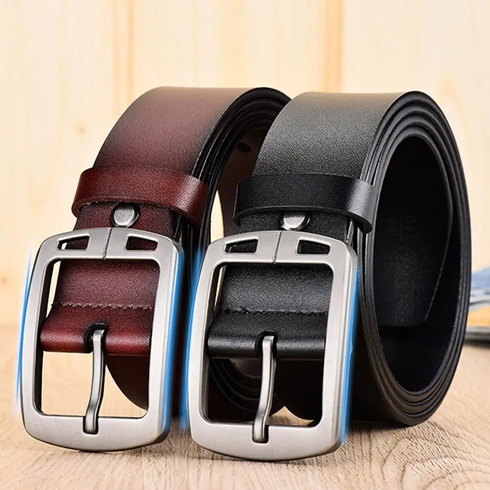 Fashion Casual Vintage All-match Genuine Leather Belt Men Belts Pants Bands Pin Buckle Waistband 
Fashion Casual Vintage All-match Genuine Leather Belt Men Belts Pants Bands Pin Buckle Waistband