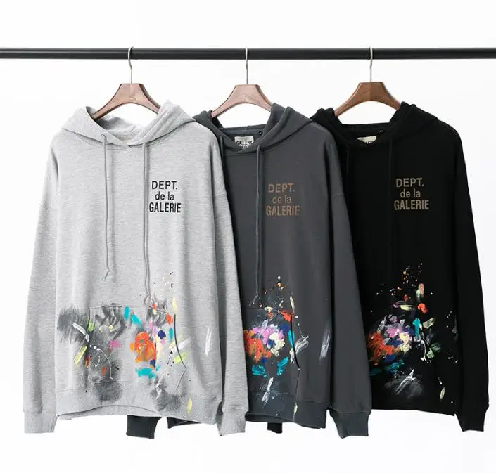 Fashion Autumn splashing ink fireworks graffiti high street hoodie men and women loose tops 
Fashion Autumn splashing ink fireworks graffiti high street hoodie men and women loose tops