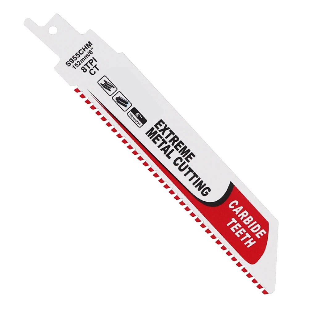 8 TPI Reciprocating Saw Blade Fine-tooth S955CHM S1155CHM For Cutting Angle Iron Steel Bar Thick Iron Pipe Woodworking Tools
8 TPI Reciprocating Saw Blade Fine-tooth S955CHM S1155CHM For Cutting Angle Iron Steel Bar Thick Iron Pipe Woodworking Tools