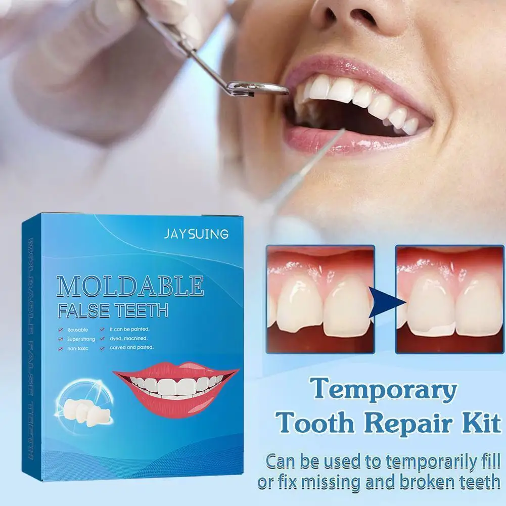 

Temporary Tooth Repair Beads Glue Missing Broken Material Gaps Denture Teeth Tooth Repair Teeth Filling Glue Veneers Q1U5