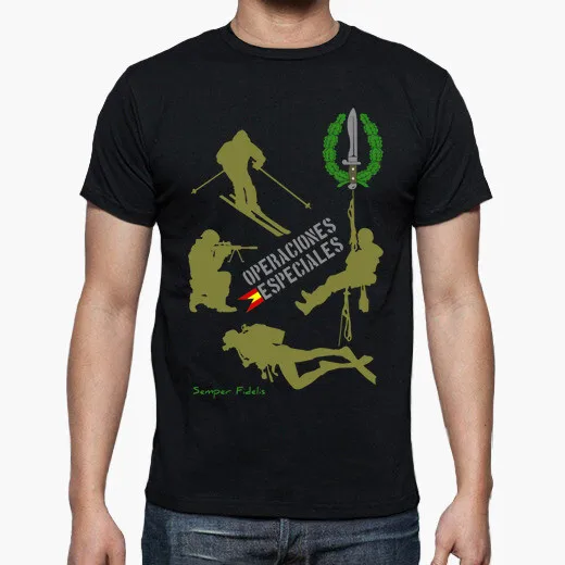 Spanish Legion Operaciones Especiales Semper Fidelis T-Shirt Summer Cotton O-Neck Short Sleeve Mens T Shirt Oversized Streetwear
Spanish Legion Operaciones Especiales Semper Fidelis T-Shirt Summer Cotton O-Neck Short Sleeve Mens T Shirt Oversized Streetwear