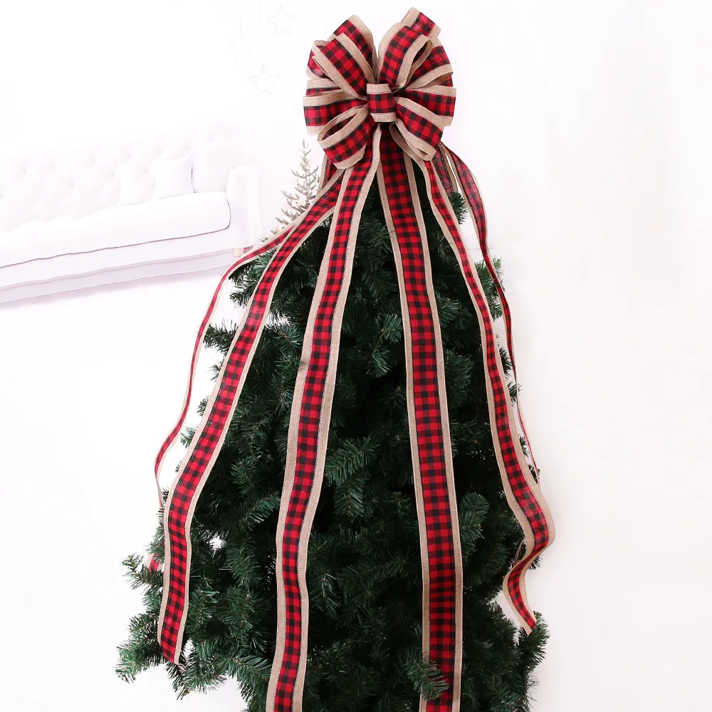 120CM Christmas Decoration Large Bow Christmas Tree Top Pendant Holiday Supplies
120CM Christmas Decoration Large Bow Christmas Tree Top Pendant Holiday Supplies