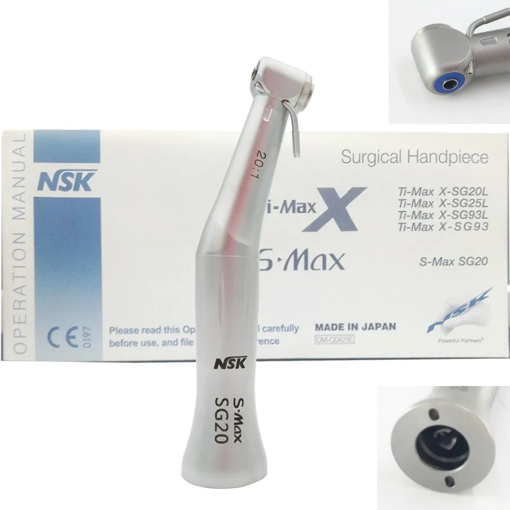 Стоматологический наконечник NSK MAX SG20 20:1, хирургический имплантат, наконечник против угла наклона 20/1, низкоскоростной нажимной наконечник д...
Стоматологический наконечник NSK MAX SG20 20:1, хирургический имплантат, наконечник против угла наклона 20/1, низкоскоростной нажимной наконечник д...