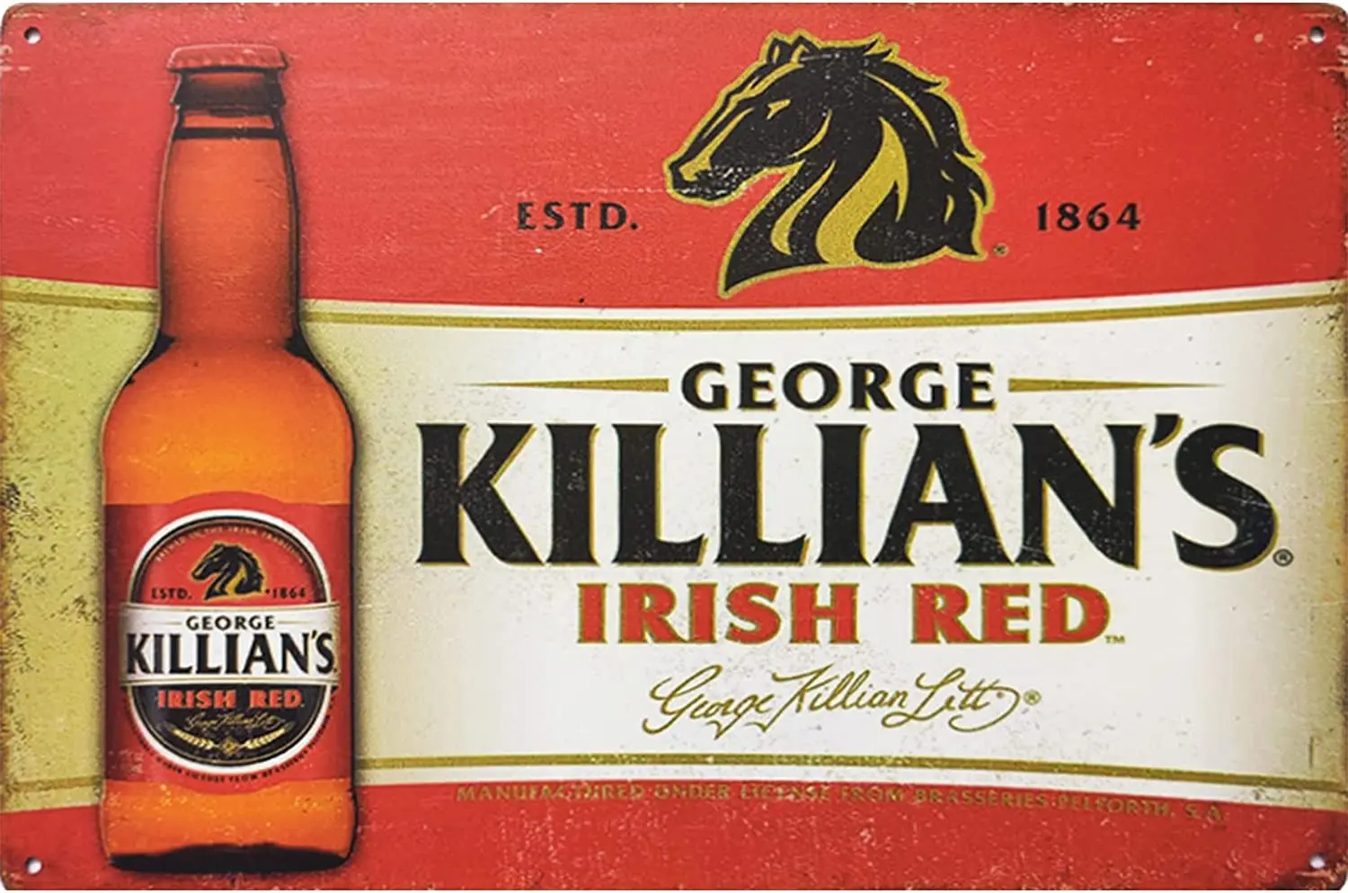 

Killian's Irish Red Retro Vintage Tin Sign Beer Wall Decor Alcohol Signs Bar Pub Diner Cafe Wall Decor Home Decor Art Poster