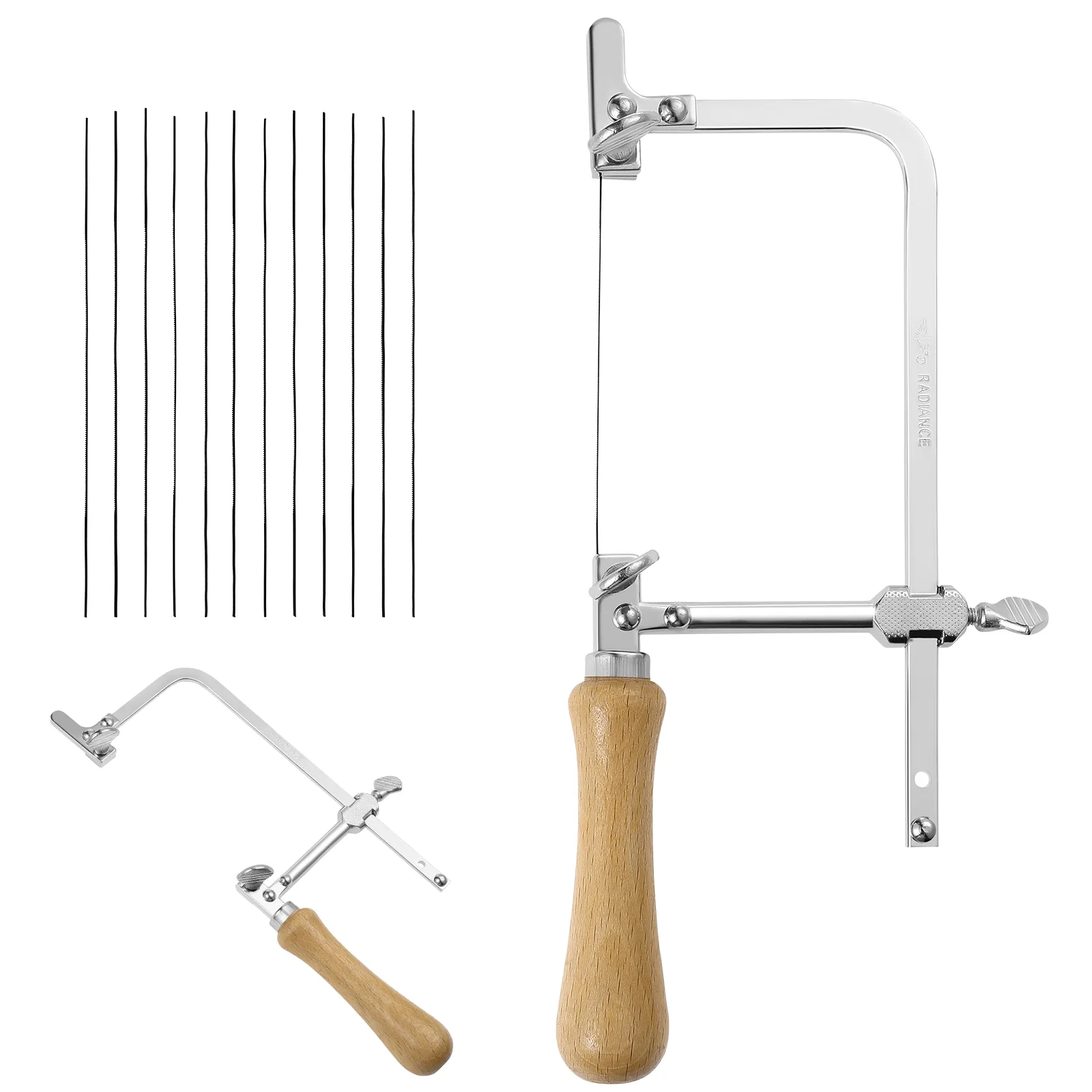 Tool Hand Jewelry Bowsaw Adjustable Metal Wire Jewelers Coping Steel Wood Wooden Woodworking Shape U Craft 
Tool Hand Jewelry Bowsaw Adjustable Metal Wire Jewelers Coping Steel Wood Wooden Woodworking Shape U Craft