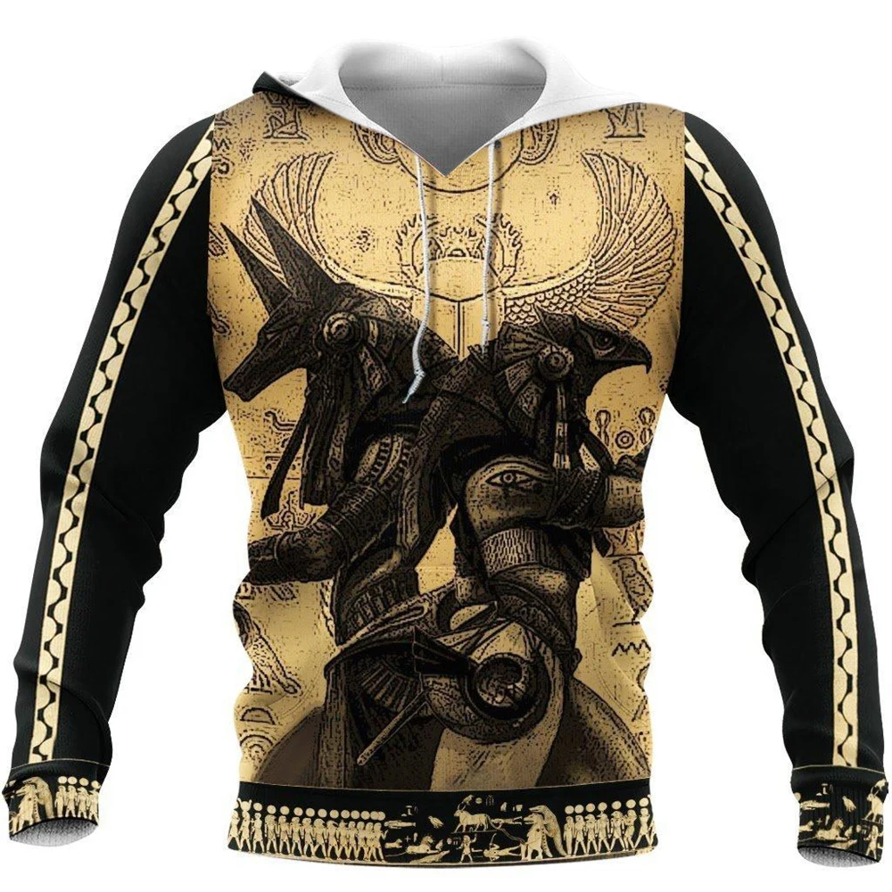 

CLOOCL Men Hoodie Gods of Ancient Egypt 3D Graphics Printed Pullover Unisex Fashion Zipper Hooded Coat Cozy Sudadera Hombre