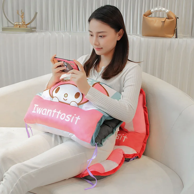 Cute Hellokittyed One-Piece Cushion Sanrio My Melody Kuromi Cartoon Thickened Cushion Kawaii Non-Slip Warm Cushion Nap Pillow
Cute Hellokittyed One-Piece Cushion Sanrio My Melody Kuromi Cartoon Thickened Cushion Kawaii Non-Slip Warm Cushion Nap Pillow