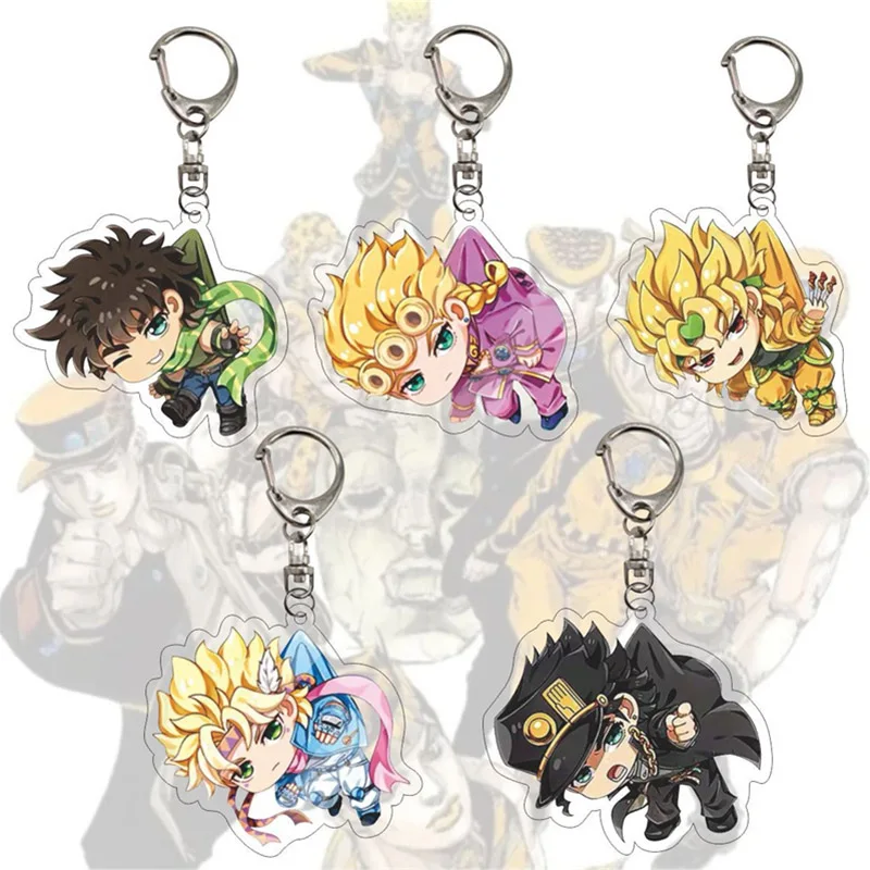 Anime JoJos Bizarre Adventure Keychain For Women Man Acrylic Cartoon Figure Kujo Jotaro Key Chain Ring Trinkets Jewelry Gifts
Anime JoJos Bizarre Adventure Keychain For Women Man Acrylic Cartoon Figure Kujo Jotaro Key Chain Ring Trinkets Jewelry Gifts