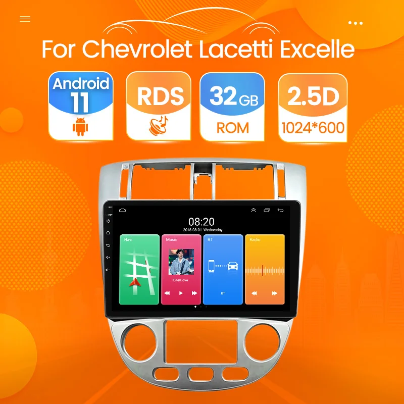 Android Auto Carplay Android 12 Car Multimedia Radio for Chevrolet Lacetti 2004-2013 Free Mic GPS Navigation Stereo Auto FM Wifi
Android Auto Carplay Android 12 Car Multimedia Radio for Chevrolet Lacetti 2004-2013 Free Mic GPS Navigation Stereo Auto FM Wifi