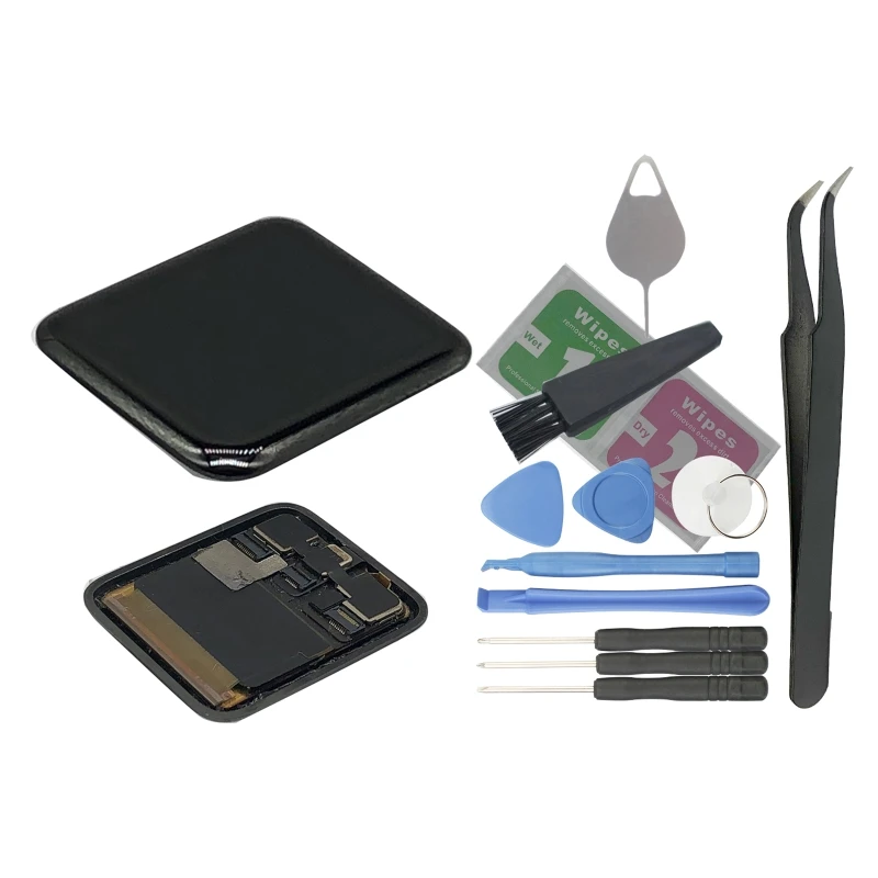 Compatible with iWatch3rd Generation GPS Version 38/42mm LCD Display Smartwatch Replacement Accessories Touch Screen Set
Compatible with iWatch3rd Generation GPS Version 38/42mm LCD Display Smartwatch Replacement Accessories Touch Screen Set