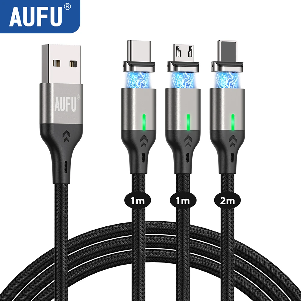 AUFU 3PACK Magnetic USB Type C Cable 3A Fast Charging Cord For iPhone14 13 Xiaomi POCO Samsung Micro USB Cable Mobile Phone Wire
AUFU 3PACK Magnetic USB Type C Cable 3A Fast Charging Cord For iPhone14 13 Xiaomi POCO Samsung Micro USB Cable Mobile Phone Wire
