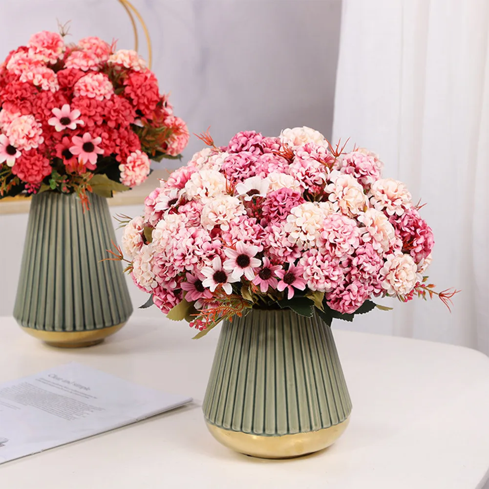 Artificial Peony Fake Flower Bridal Holding Flowers Hydrangea Silk Wedding Party Bouquet Home Decor Fake Flowers Faux
Artificial Peony Fake Flower Bridal Holding Flowers Hydrangea Silk Wedding Party Bouquet Home Decor Fake Flowers Faux