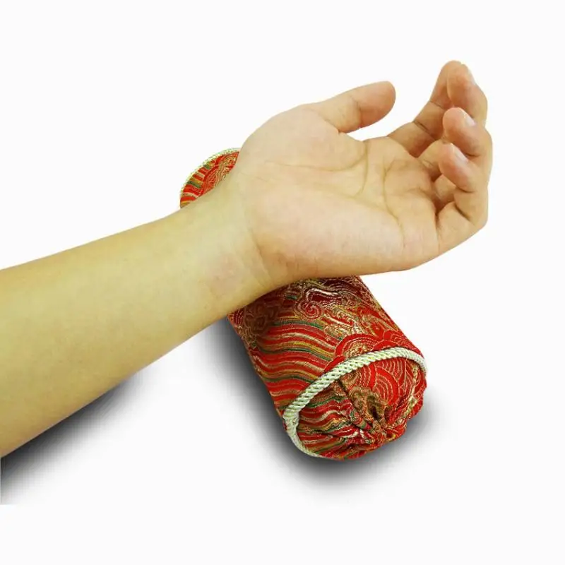 1 шт. круглая моющаяся Традиционная китайская медицина, искусственная Подушка на запястье, китайская медицина, импульсные аксессуары