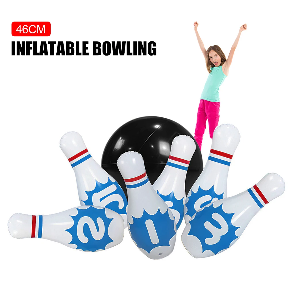 Giant Inflatable Bowling Set For Kids Adults Funny Bowling Toy With 1 Bowling Ball & 6 Pins Indoor Outdoor Sports Games Gifts
Giant Inflatable Bowling Set For Kids Adults Funny Bowling Toy With 1 Bowling Ball & 6 Pins Indoor Outdoor Sports Games Gifts