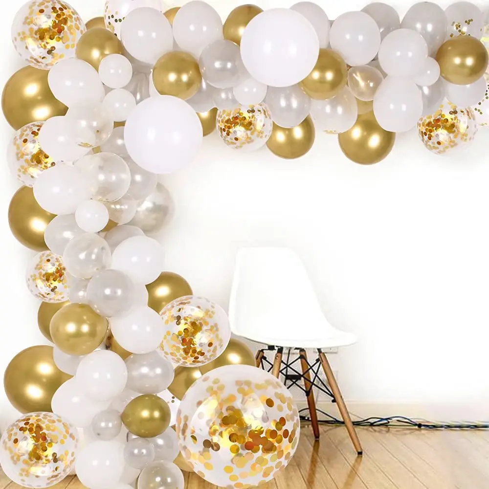 123Pcs Party Balloons Decoration Set with Gold Confetti Transparent Balloons for Bridal Baby Shower Wedding Birthday Party decor
123Pcs Party Balloons Decoration Set with Gold Confetti Transparent Balloons for Bridal Baby Shower Wedding Birthday Party decor