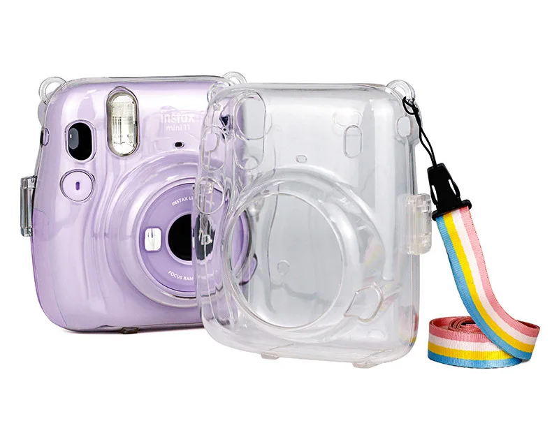 

New Cute Compatible For Fujifilm Instax Mini 11 Camera Accessorie Bundle Include Crystal Cover Case Photo Album Lens Filters Kit