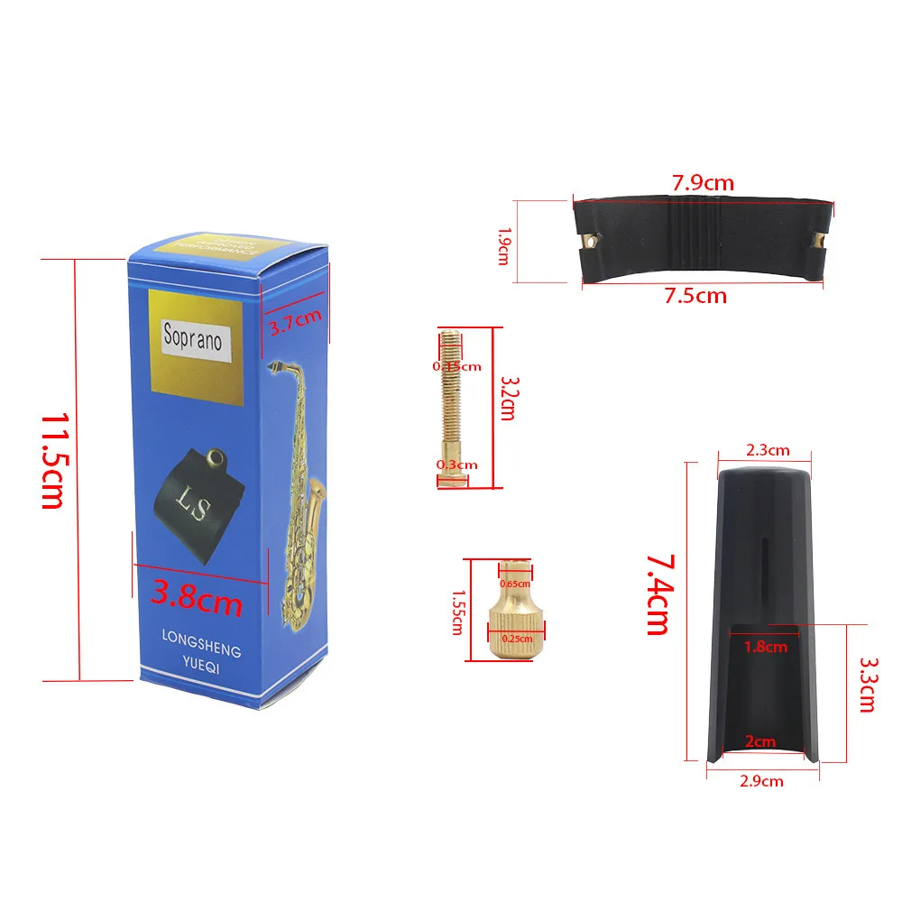 Saxophone Leather Ligature Kit Musical Instruments Alto Black Brand New High Quality PU Leather Plastic Soprano
Saxophone Leather Ligature Kit Musical Instruments Alto Black Brand New High Quality PU Leather Plastic Soprano