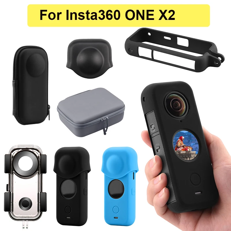 for Insta360 ONE X2 Silicone Case Soft Cover Shell Dustproof Lens Cover Guard Protective Frame for Insta360 onex2 Camera Handbag
for Insta360 ONE X2 Silicone Case Soft Cover Shell Dustproof Lens Cover Guard Protective Frame for Insta360 onex2 Camera Handbag