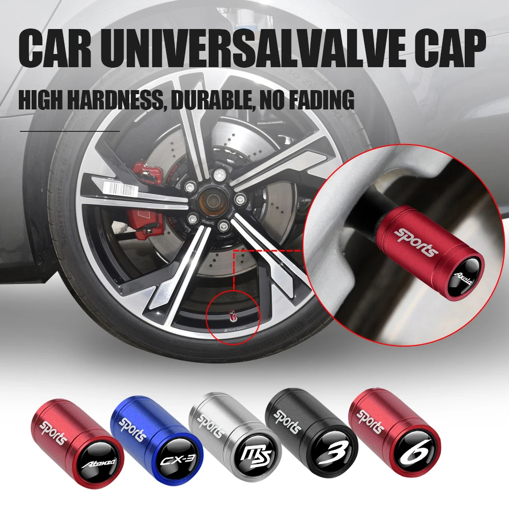4Pcs Metal Car Sports Badge Wheel Tire Valve Dust Caps Stem Cover For Mazda Skyactiv MS 2 5 3 6 CX-5 CX3 CX-8 Atenza Axela Demio 
4Pcs Metal Car Sports Badge Wheel Tire Valve Dust Caps Stem Cover For Mazda Skyactiv MS 2 5 3 6 CX-5 CX3 CX-8 Atenza Axela Demio