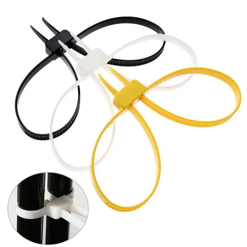Disposable Heavy Duty Nylon Ties With Double Zipper 12*700mm, Plastic Double Ties
Disposable Heavy Duty Nylon Ties With Double Zipper 12*700mm, Plastic Double Ties