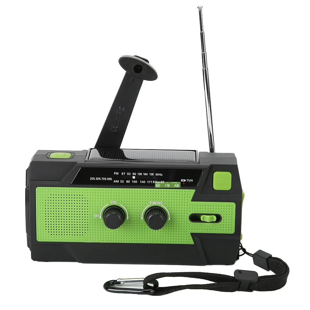 MD‑090P Solar Power Hand‑Cranked Alarm Warner Radio Hand Crank Flashlight Radio Green(US ) Radio§Hand‑Cranked
MD‑090P Solar Power Hand‑Cranked Alarm Warner Radio Hand Crank Flashlight Radio Green(US ) Radio§Hand‑Cranked