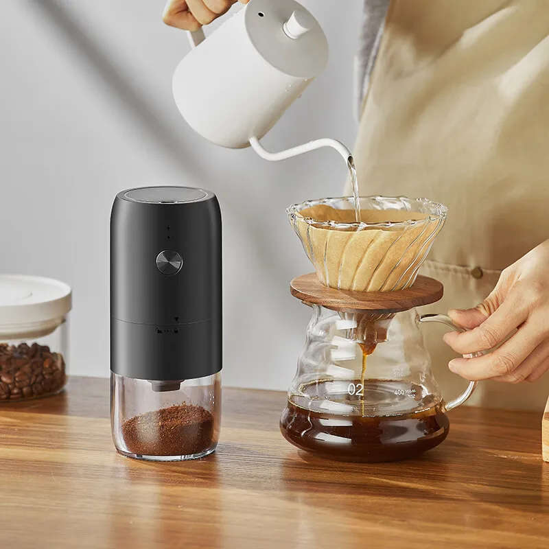 Electric Coffee Grinder Portable Coffee Bean Grinder Upgraded Stainless Steel Conical Burr Adjustable Setting Fine to Coarse
Electric Coffee Grinder Portable Coffee Bean Grinder Upgraded Stainless Steel Conical Burr Adjustable Setting Fine to Coarse
